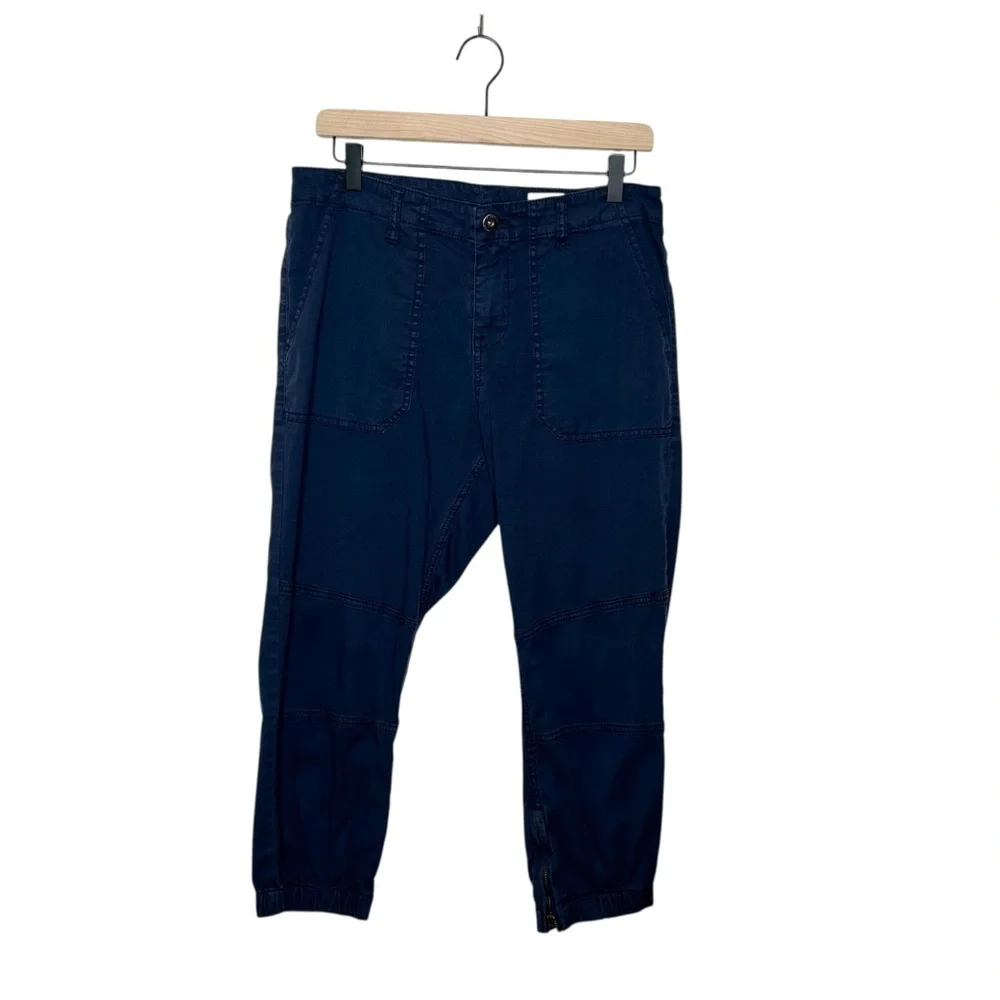Pistola Womens Tapered Jogger Utility Pants Navy Blue 29‎